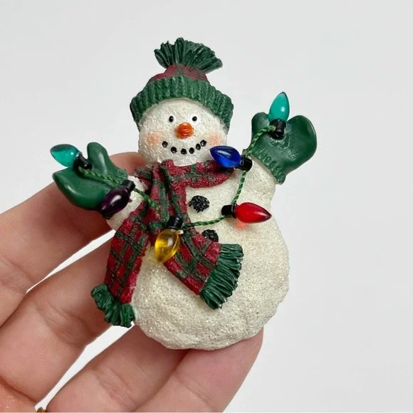 Christmas Snowman Pin - Picture 6 of 6